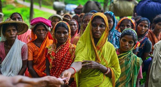 মজুরি বৃদ্ধির দাবিতে সিলেটে চা-শ্রমিকদের মিছিল
