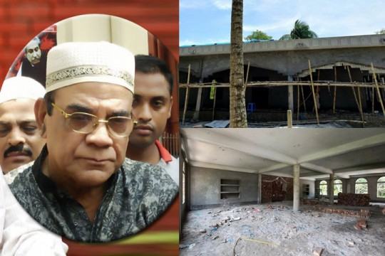 মসজিদ নির্মাণ শেষে এতিমখানা বানাবেন আহমেদ শরীফ