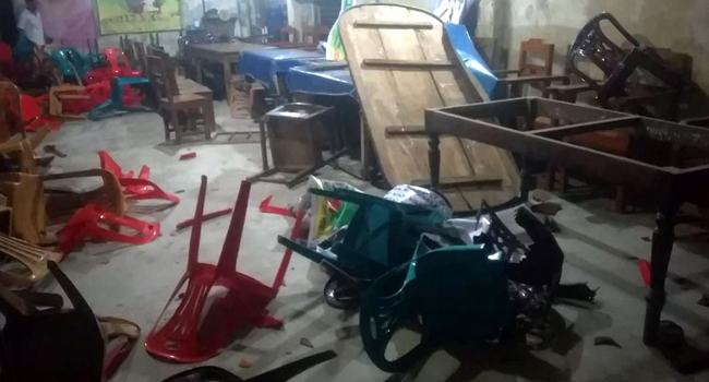 পটুয়াখালীর কলাপাড়ায় বিএনপির কার্যালয়ে হামলা, আসবাবপত্র তছনছ