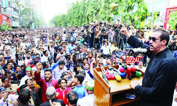 দেশকে অকার্যকর ও ব্যর্থ রাষ্ট্রে পরিণত করার ষড়যন্ত্র হচ্ছে - শামীম ওসমান