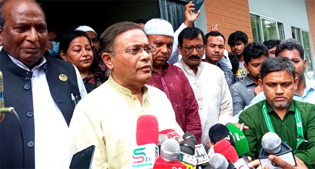 বিএনপি বিশৃঙ্খলা করলে আ’লীগ প্রতিহত করবে : তথ্যমন্ত্রী