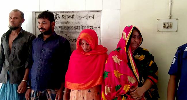 নলছিটিতে বেড়াতে এসে গণধর্ষণের শিকার কিশোরী, গ্রেফতার ৪