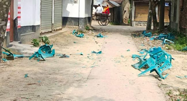 বগুড়ায় আওয়ামী লীগ-বিএনপি সংঘর্ষে আহত ৩, মোটরসাইকেল ভাঙচুর