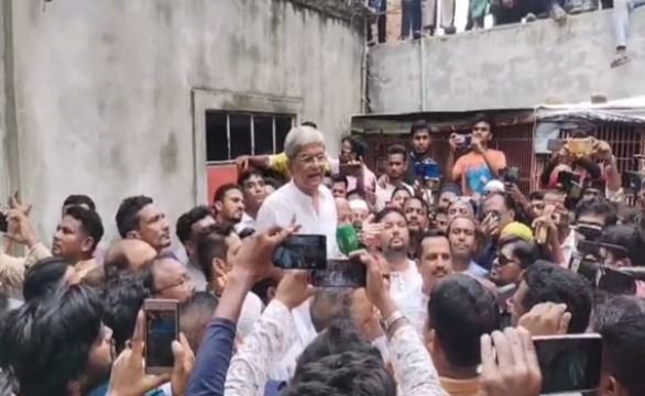 গণতান্ত্রিক অধিকারের জন্য প্রাণ দিয়েছে শাওন : মির্জা ফখরুল