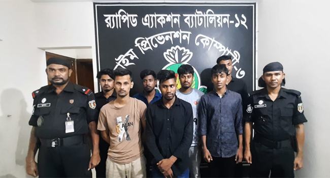 টাঙ্গাইলে অপহরণকারী চক্রের ৭ সদস্য আটক