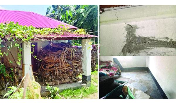 ভালুকায় আশ্রয়ণের অনেক ঘরই লোকশূন্য
