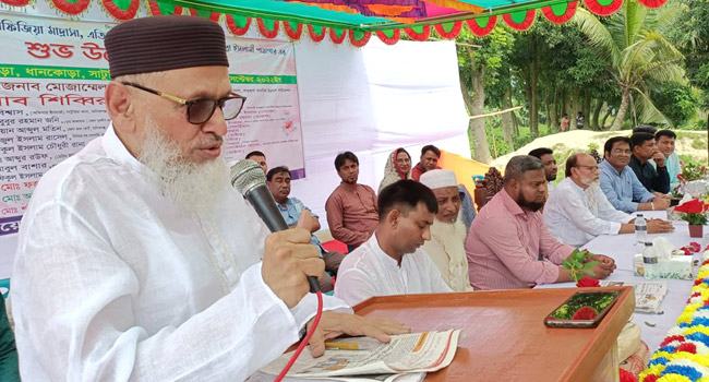 ইসলামী শিক্ষার সাথে সাথে কর্মমুখি শিক্ষাও নিতে হবে : শিব্বির মাহমুদ