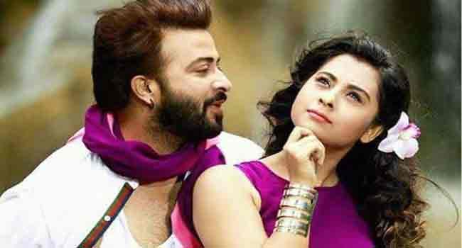 কঠোর নিরাপত্তায় শুটিংয়ে শাকিব-বুবলি