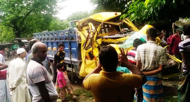 চুয়াডাঙ্গায় নিয়ন্ত্রণ হারিয়ে ট্রাকচালকের মৃত্যু