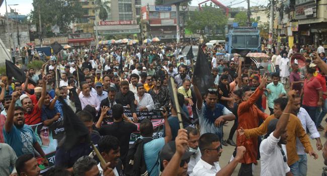 নারায়ণগঞ্জে মহানগর বিএপির শোক র‌্যালি