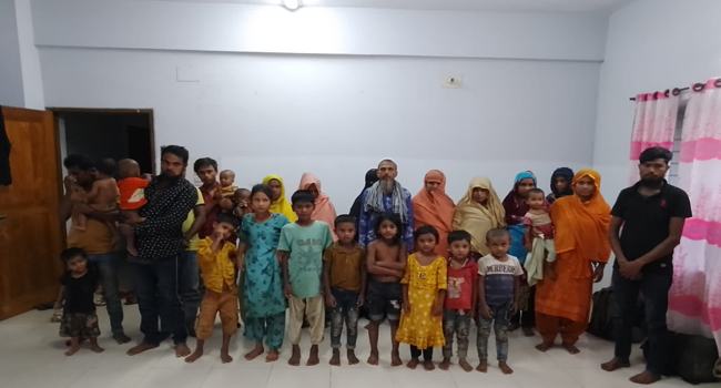 বুড়িচংয়ে অবৈধভাবে ভারত যাওয়ার সময় ৩০ রোহিঙ্গা আটক