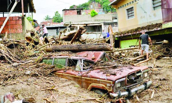 ভেনিজুয়েলায় ভারী বৃষ্টির পর বন্যায় ২৫ জনের মৃত্যু