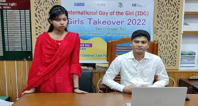 কেশবপুরে এক ঘণ্টার অ্যাসিল্যান্ড স্কুলছাত্রী