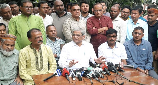 জনগণই সরকারের ওপর নিষেধাজ্ঞা দিয়েছে : মির্জা ফখরুল