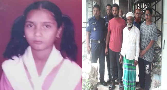 নারায়ণগঞ্জে স্কুলছাত্রীকে ধর্ষণের পর হত্যা : ৪ আসামির ফাঁসি, একজনের যাবজ্জীবন