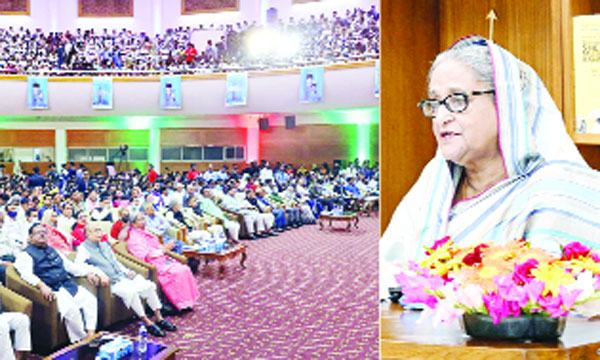 যুদ্ধ, অস্ত্রব্যবসা পরিহার করে শান্তিপূর্ণ বিশ্ব চান প্রধানমন্ত্রী