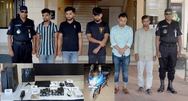 টঙ্গীতে ৫ সহযোগীসহ ছিনতাই চক্রের প্রধান আটক