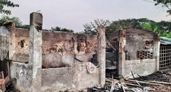 খুলনায় বিএনপি অফিসে আগুন