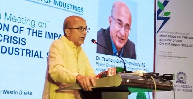 প্রয়োজনে দিনের বেলা বিদ্যুৎ ব্যবহার বন্ধ করে দিতে হবে : তৌফিক-ই-ইলাহী