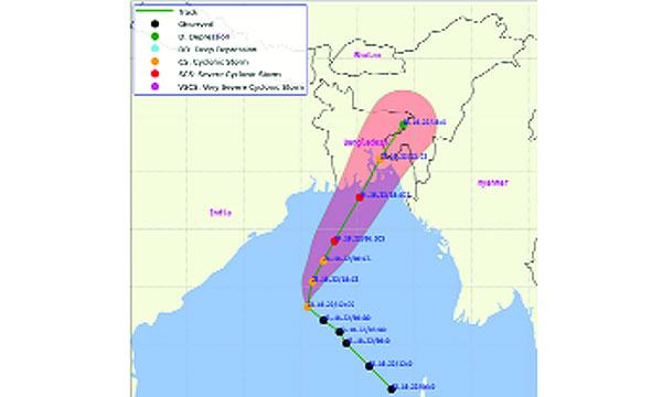 মঙ্গলবার আঘাত : ১২ ফুট জলোচ্ছ্বাসের আশঙ্কা