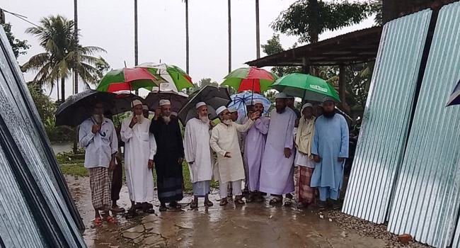 সিলেটের রাজাগঞ্জে জামায়াতের ঢেউটিন বিতরণ