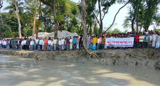 রাবনাবাদ নদীর ভাঙ্গনে গলাচিপায় বিভিন্ন স্থাপনা হুমকির মুখে