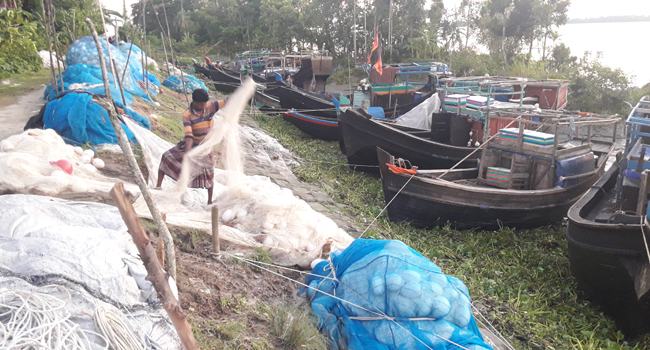 নিষেধাজ্ঞা শেষে মধ্যরাতে মাছ শিকারে নামবে মঠবাড়িয়ার জেলেরা