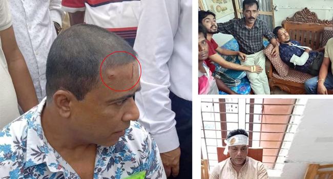 উজিরপুরে বিএনপির ওপর আ’লীগের হামলা, আহত ২০