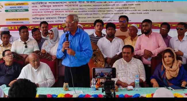 জনগণকে সাথে নিয়ে হাসিনা সরকারের পতন ঘটাব : শাহজাহান ওমর