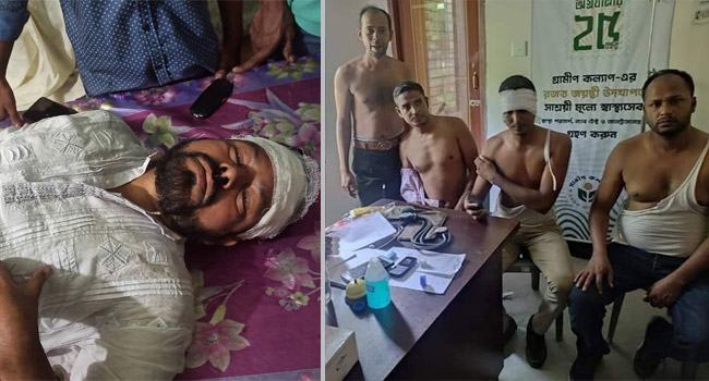 বরিশালে বিএনপির গণসমাবেশের লিফলেট বিতরণকালে আওয়ামী লীগ-যুবলীগের হামলা