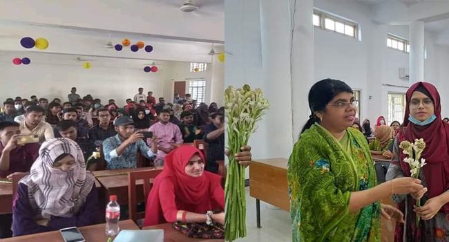 রাবিতে প্রথম বর্ষের ক্লাস শুরু : র‌্যাগিংমুক্ত থাকার আহ্বান