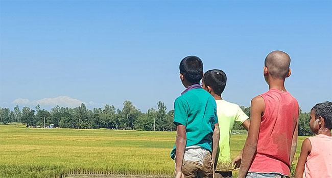 বালিয়াডাঙ্গী থেকেও দেখা যাচ্ছে কাঞ্চনজঙ্ঘা