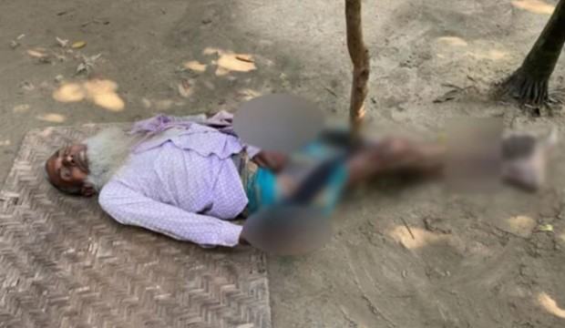 বৃদ্ধকে গাছে বেঁধে নির্যাতন