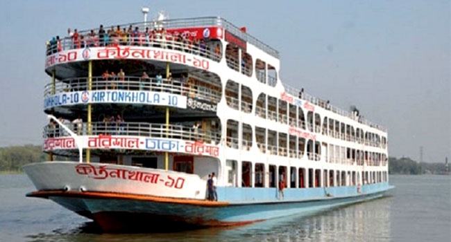 বরিশাল-ঢাকা লঞ্চ চলাচল শুরু, বাস চলবে রোববার