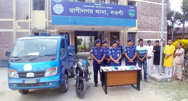 আন্ত:জেলা চোরচক্রের ৫ সদস্য গ্রেফতার, উদ্বার আড়াই লাখ টাকার চোরাই মাল