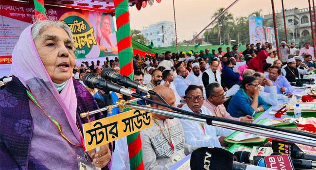 মুক্তিযুদ্ধের সময় যে দলের জন্মই হয়নি, তারা মুক্তিযুদ্ধ সম্পর্কে কিছুই বুঝবে না : বেগম মতিয়া চৌধুরী