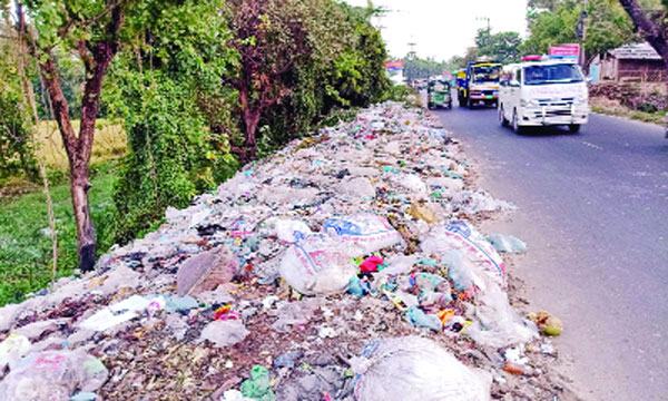 উখিয়ায় যত্রতত্র ভাগাড় বাড়ছে স্বাস্থ্যঝুঁকি