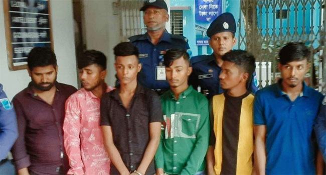 এসিল্যান্ডকে ছুরিকাঘাতের ঘটনায় ছিনতাইকারীসহ আটক ৬