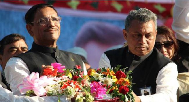 ক্ষমা চেয়ে কাদেরের পক্ষে স্লোগান দিলেন সংসদ সদস্য একরাম