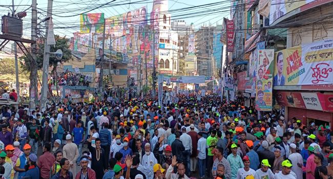 কুমিল্লায় বিএনপির সমাবেশস্থলে প্রায় বন্ধ মোবাইল ইন্টারনেট