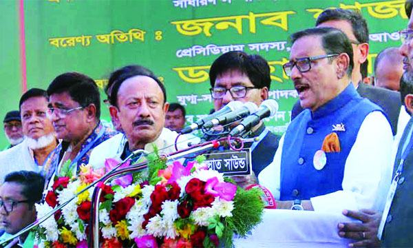 আগুন-লাঠি নিয়ে আসলে খেলা হবে : কাদের