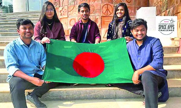 নাসা স্পেস অ্যাপস চ্যালেঞ্জ প্রতিযোগিতায় চ্যাম্পিয়ন বাংলাদেশ