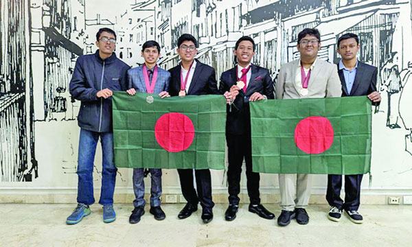 জুনিয়র সায়েন্স অলিম্পিয়াডে বাংলাদেশের চারটি ব্রোঞ্জপদক জয়