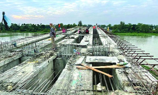 মুহুরী সেতুর নির্মাণকাজ ৮০ ভাগ সম্পন্ন