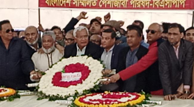 বাংলাদেশ সম্মিলিত পেশাজীবি পরিষদের মহান বিজয় দিবস উদযাপন