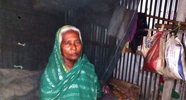 বয়স্ক ও বিধবা ভাতা পাচ্ছেন না ৬৫ বছর বয়সী সাফিয়া