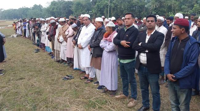 ৭ দিনের জামিন পেয়ে মায়ের জানাজায় বিএনপি নেতা