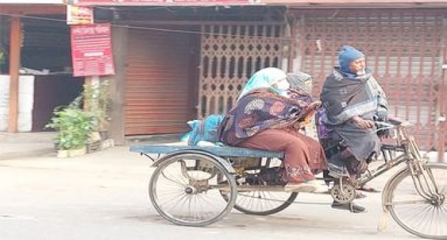 তীব্র শীতে কাঁপছে চুয়াডাঙ্গা