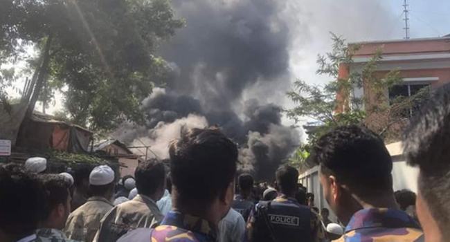 হোয়াইক্যং-এর ২১ নম্বর রোহিঙ্গা ক্যাম্পে ভয়াবহ অগ্নিকাণ্ড