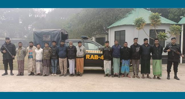 মুন্সীগঞ্জে থার্টি ফার্স্ট নাইটে মাদকসহ আটক ১১